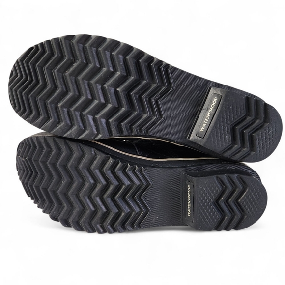 SOREL Tofino black and charcoal  quilted waterproof winter boots 7 - Picture 7 of 12